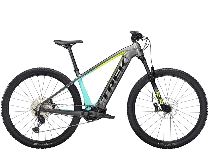 Trek Powerfly 5 2022 Electric Mountain Bike Black Anthracite/Volt Miami Fade