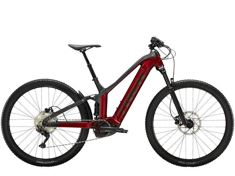 Trek Powerfly FS 4 625 2022 Electric Mountain Bike Crimson/Lithium Grey