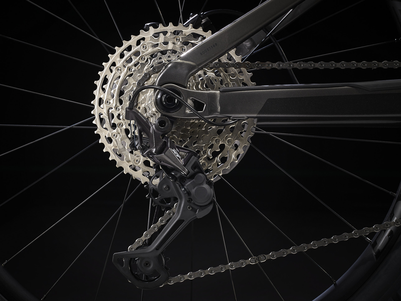 Trek Rail 7 Deore/XT 2022 Electric Mountain Bike Mercury/Dnister Black-3