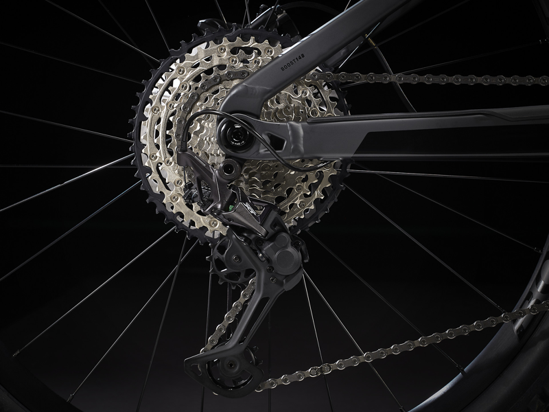 Trek Rail 9.7 SLX/XT 2022 Electric Mountain Bike Matte Lithium Grey/Matte Trek Black-3