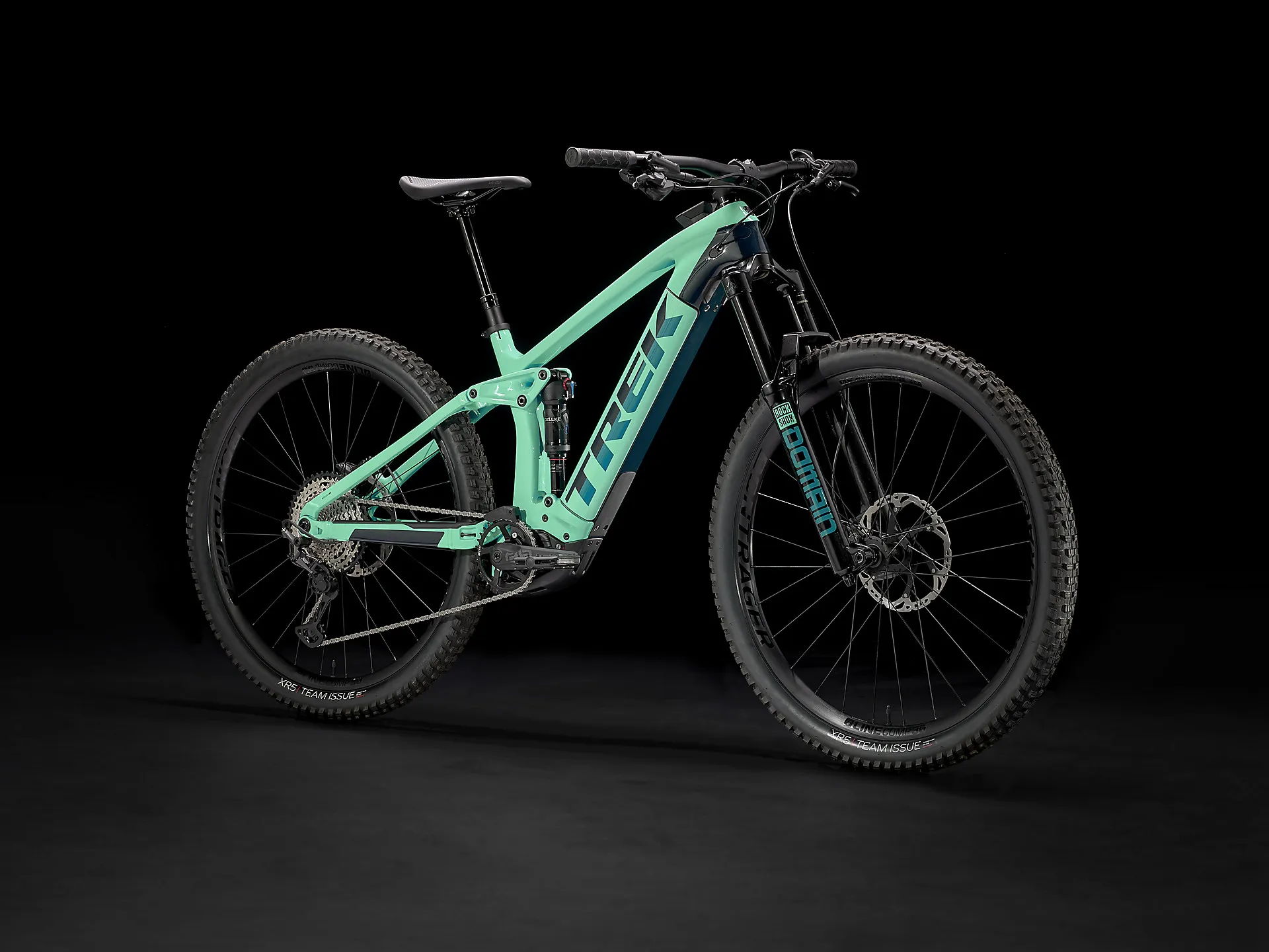 Trek Rail 9.7 SLX XT 2022 Electric Mountain Bike Miami Green Naut