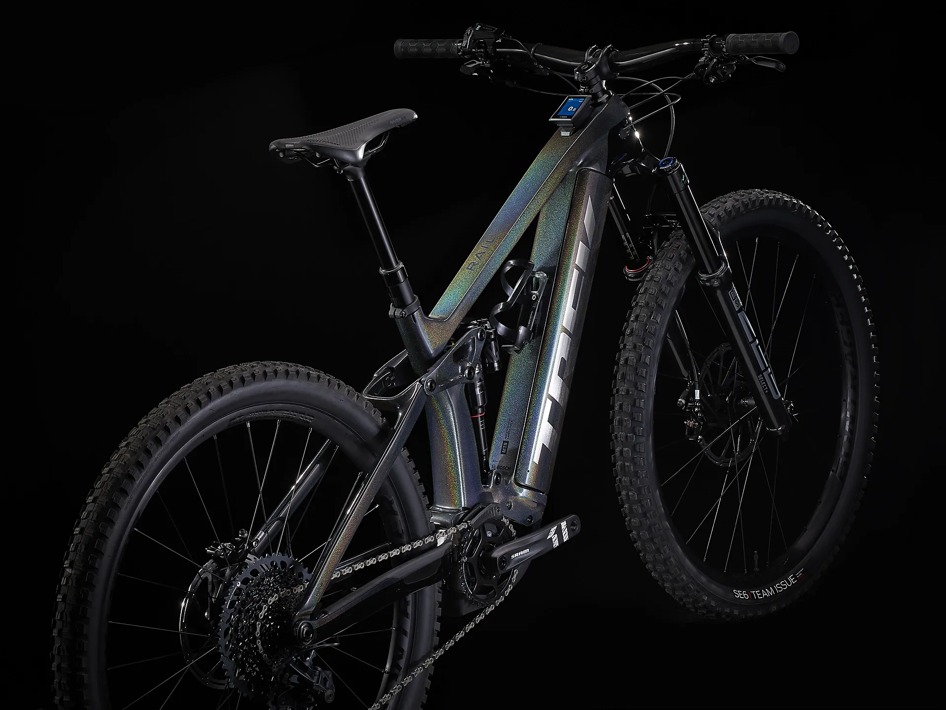 Trek Rail 9.8 GX 2022 Electric Mountain Bike Dark Prismatic Trek