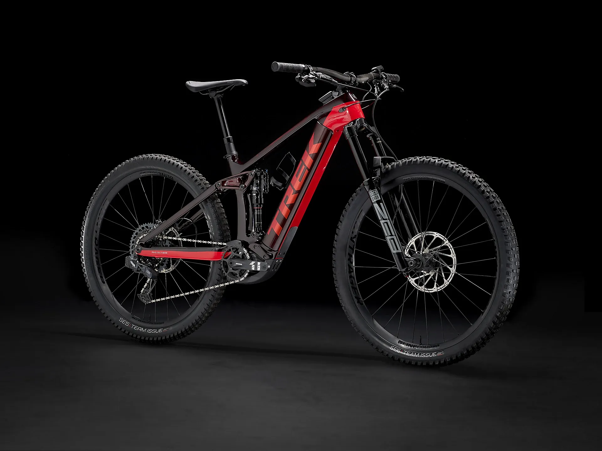 Trek Rail 9.8 GX AXS 2022 Electric Mountain Bike Carbon Red Smoke