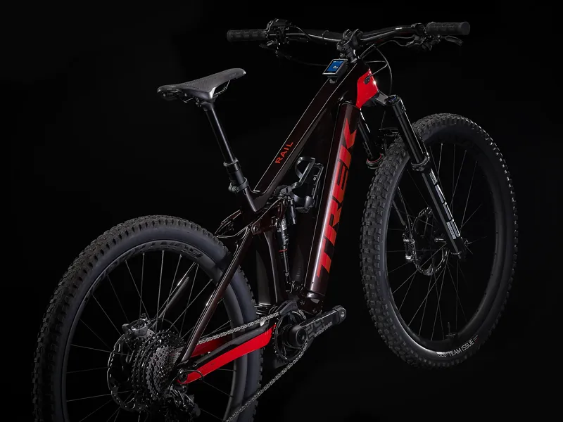 Trek Rail 9.9 XTR 2022 Electric Mountain Bike Carbon Red Smoke/Viper Red-10