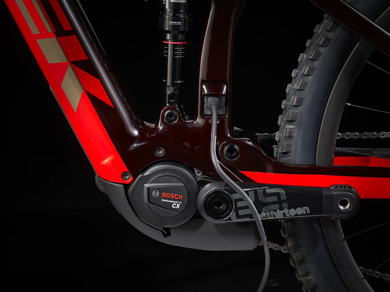 Trek Rail 9.9 XTR 2022 Electric Mountain Bike Carbon Red Smoke/Viper Red-9