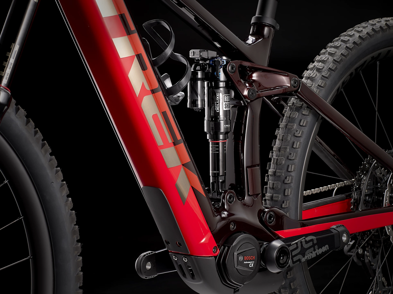 Trek Rail 9.9 XTR 2022 Electric Mountain Bike Carbon Red Smoke/Viper Red-5