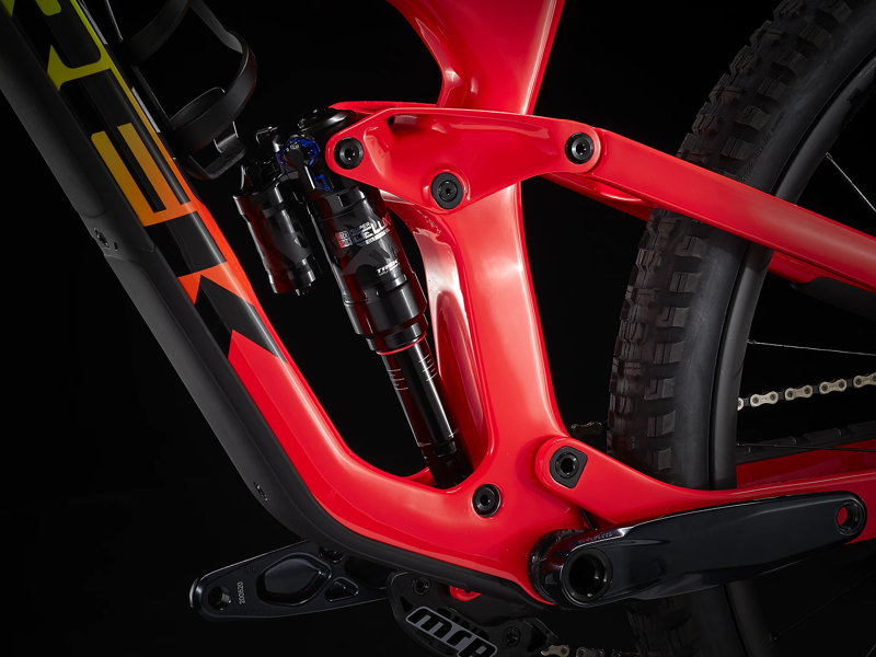 Trek Slash 9.8 GX 2022 Carbon Mountain Bike Radioactive Coral to Yellow Fade-7