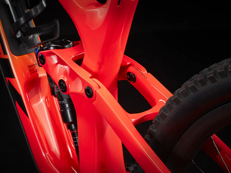 Trek Slash 9.8 GX 2022 Carbon Mountain Bike Radioactive Coral to Yellow Fade-4