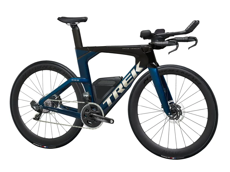 Trek blue and black bike hot sale