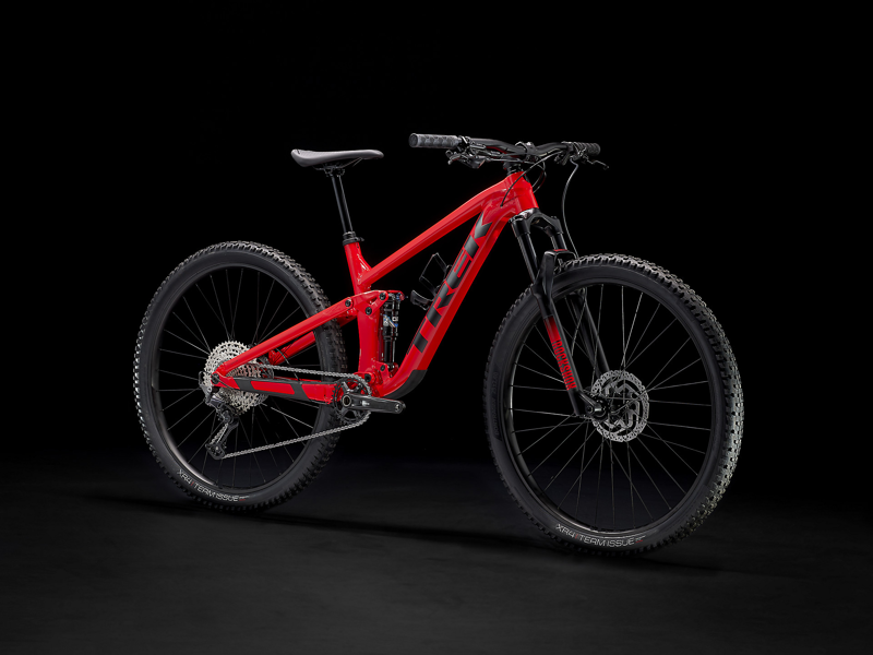Trek Top Fuel 5 Deore 2022 XC Mountain Bike Radioactive Red-1