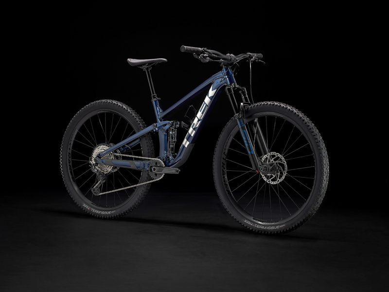 Trek Top Fuel 8 XT 2022 XC Mountain Bike Mulsanne Blue-1
