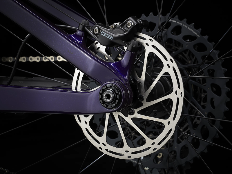 Trek Top Fuel 9.8 GX 2022 Carbon Mountain Bike Marigold to Red to Purple Abyss Fade-3