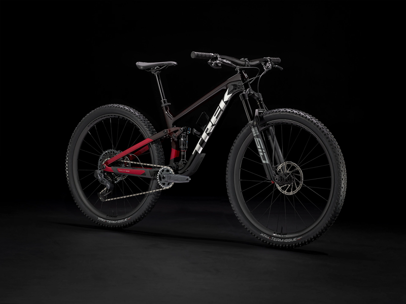 Trek Top Fuel 9.8 GX AXS 2022 Carbon Mountain Bike Carbon Red Smoke/Trek Black-1