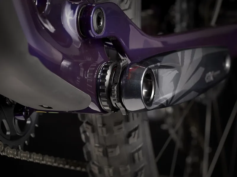 Trek Top Fuel 9.8 GX AXS 2022 Carbon Mountain Bike Marigold to Red to Purple Abyss Fade-2