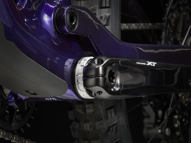 Trek Top Fuel 9.8 XT 2022 XC Carbon Mountain Bike Marigold to Red to Purple Abyss Fade-2