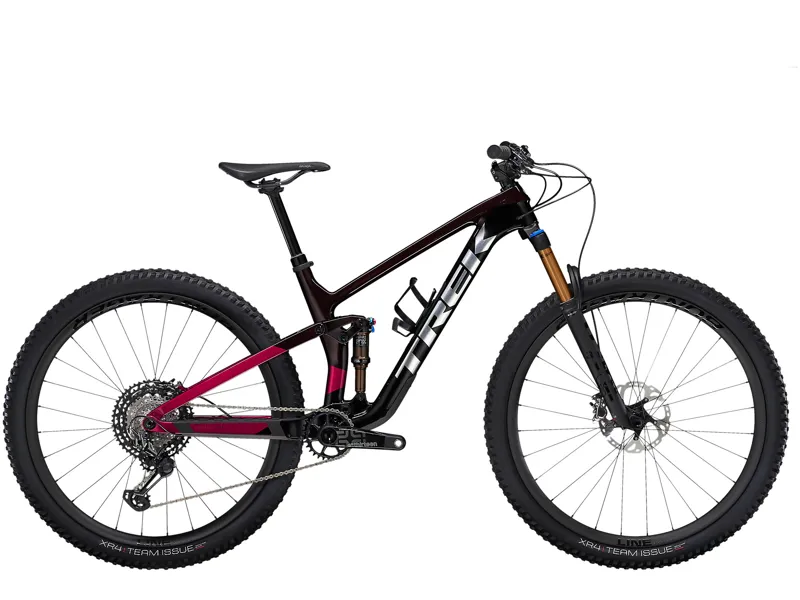 Red and black trek sales mountain bike