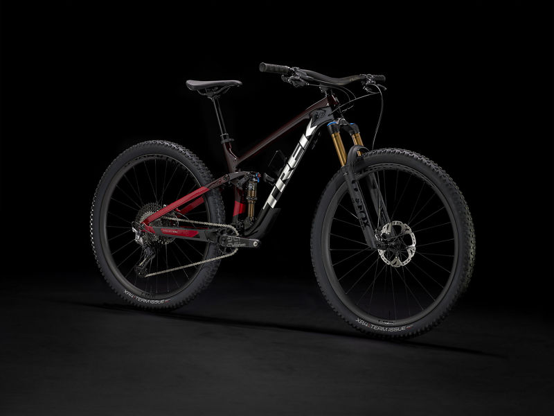 Trek Top Fuel 9.9 XTR 2022 Carbon Full Suspension Mountain Bike Carbon Red Smoke/Trek Black-1