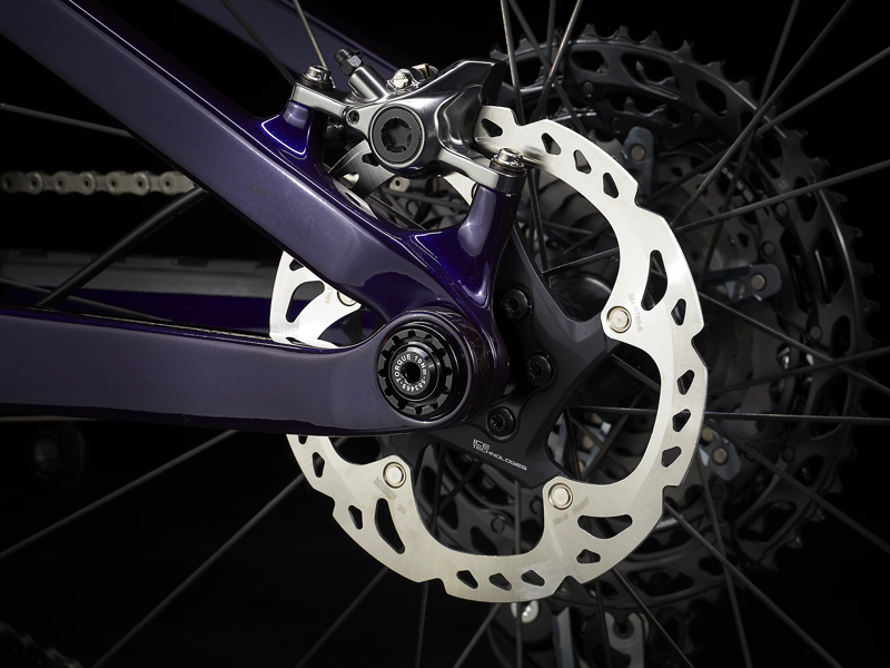 Trek Top Fuel 9.9 XTR 2022 Carbon Full Suspension Mountain Bike Marigold to Red to Purple Abyss Fade-4