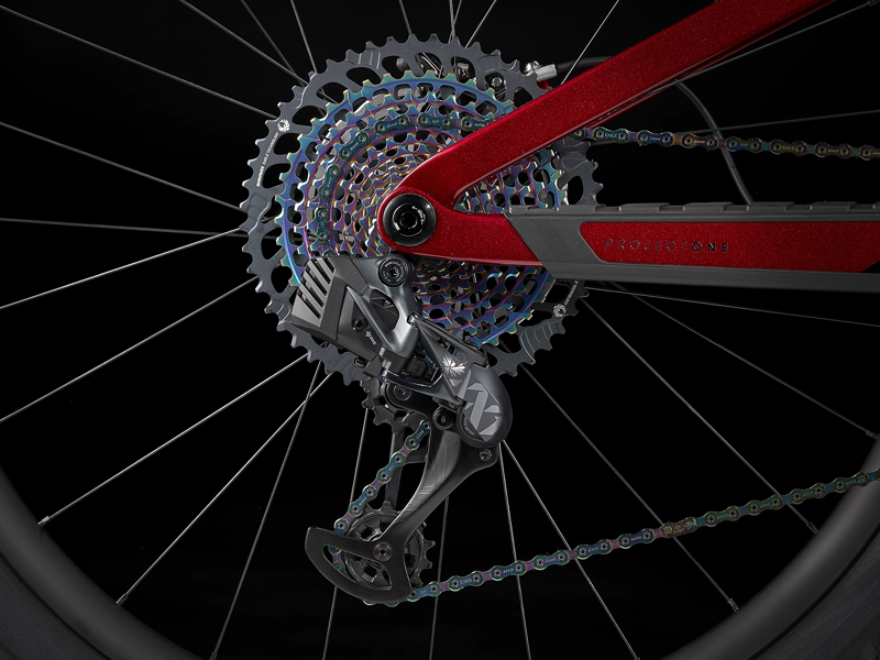 Trek Top Fuel 9.9 XX1 AXS 2022 Carbon Full Suspension Mountain Bike Carbon Red Smoke/Trek Black-8