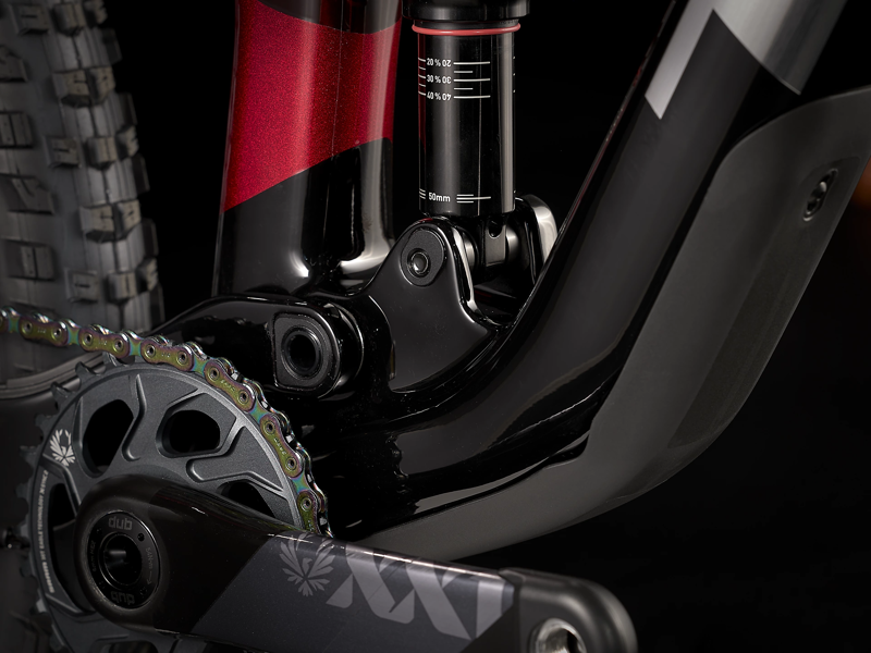 Trek Top Fuel 9.9 XX1 AXS 2022 Carbon Full Suspension Mountain Bike Carbon Red Smoke/Trek Black-5