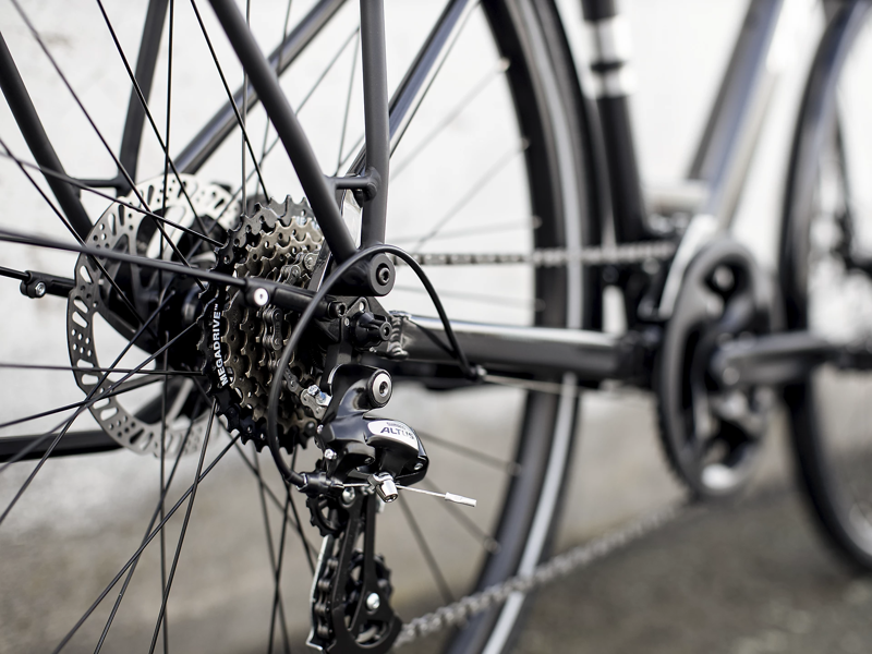 Trek Verve 1 Equipped Lowstep 2022 Hybrid Bike Dnister Black-8