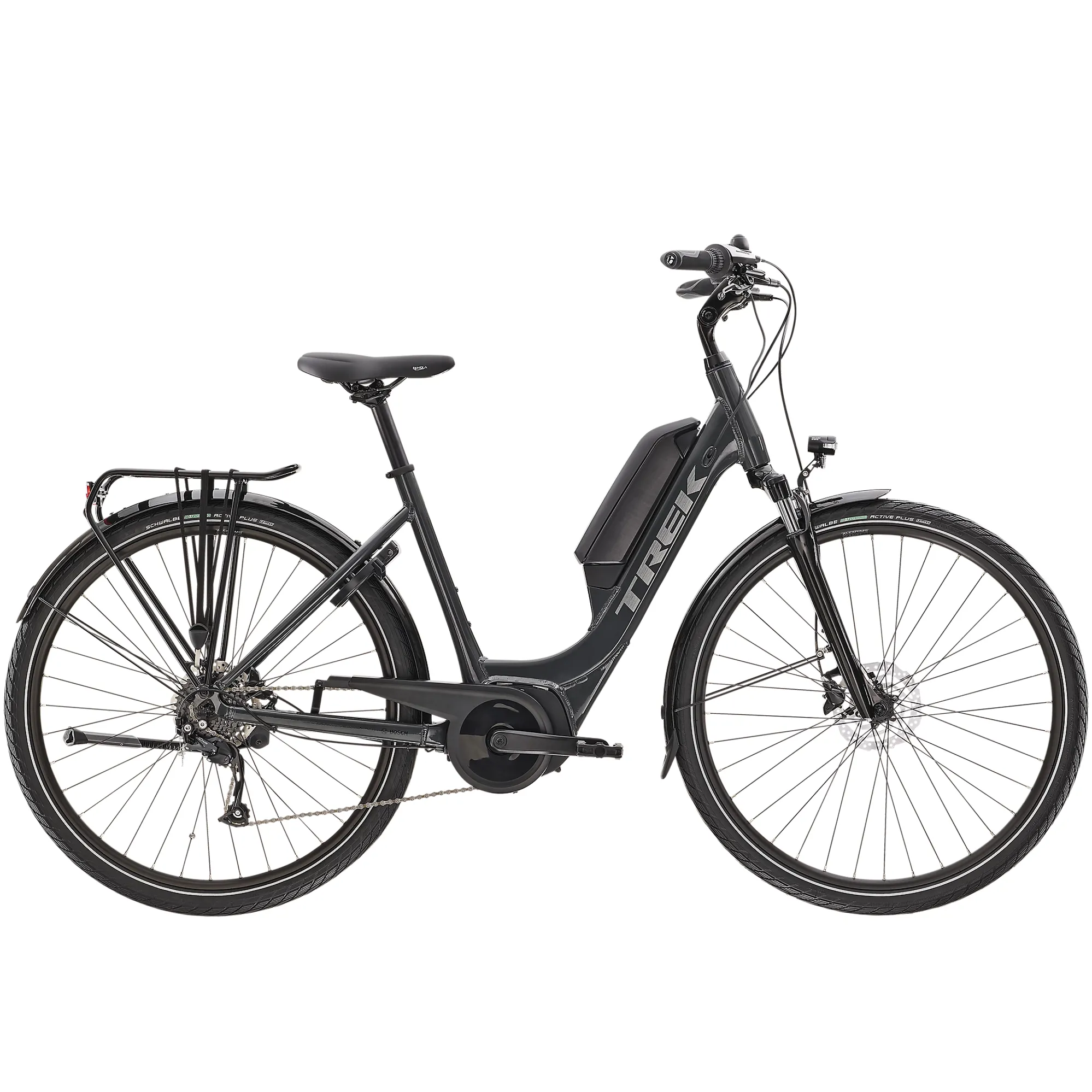 Trek Verve 1 Lowstep DT 2022 400WH Electric Hybrid Bike Solid Ch