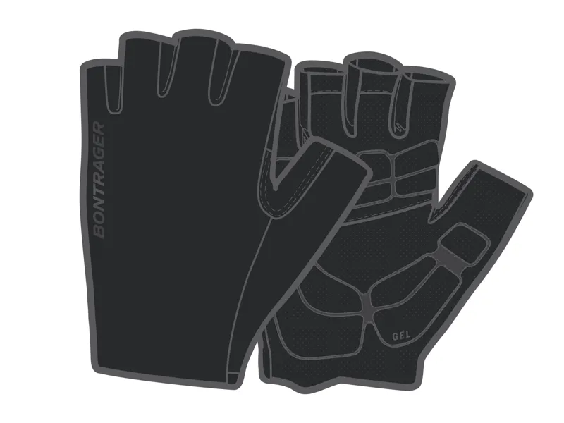 Bontrager Velocis Dual Foam Cycling Gloves Black-2