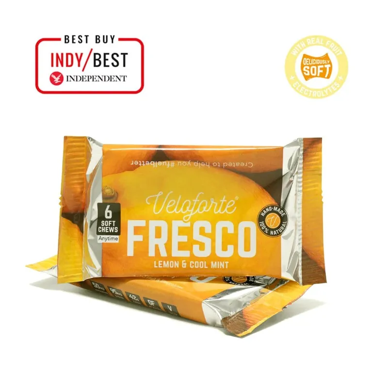 Veloforte Fresco Energy Chews - Lemon and Cool Mint - Vegan Friendly