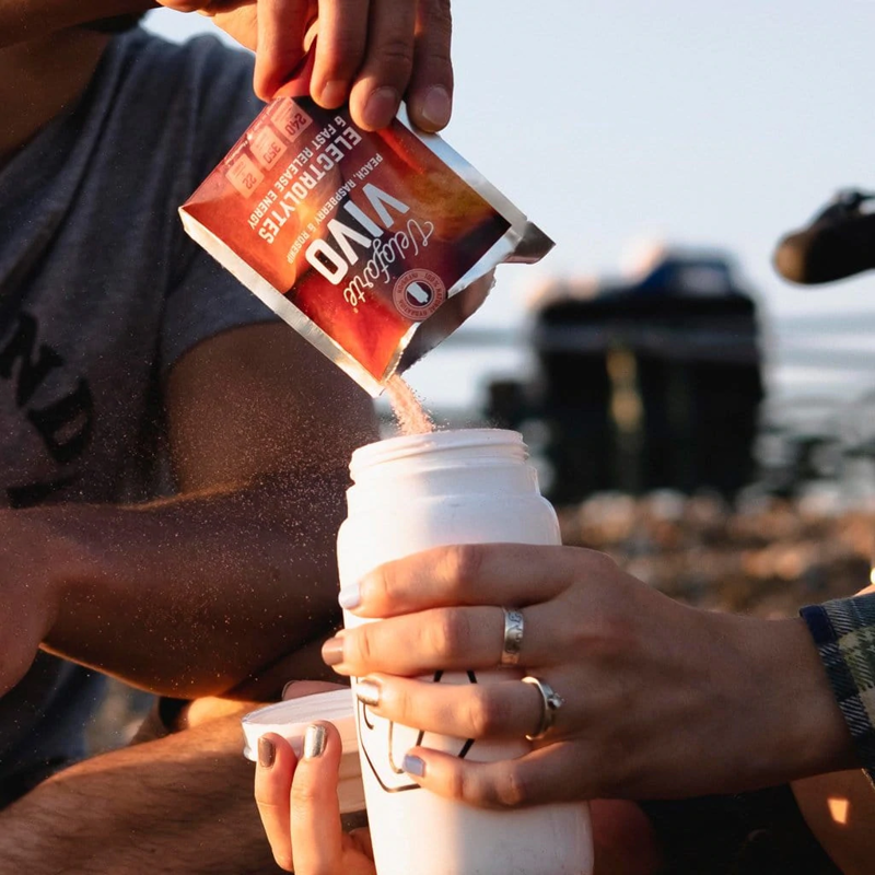 Veloforte Vivo Electrolyte Powder Single Sachet - Peach Raspberry and Rosehip - Vegan Friendly-8