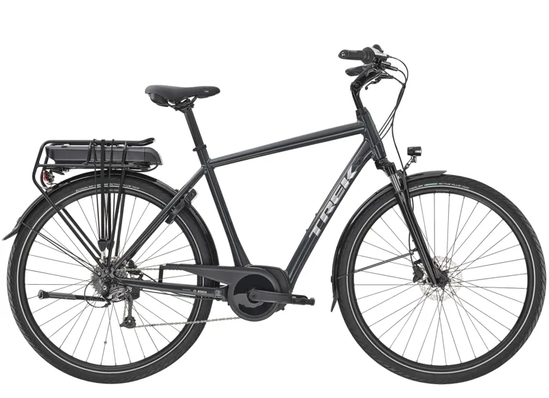 Trek Verve+ 1 300WH 2022 Electric Bike Solid Charcoal 