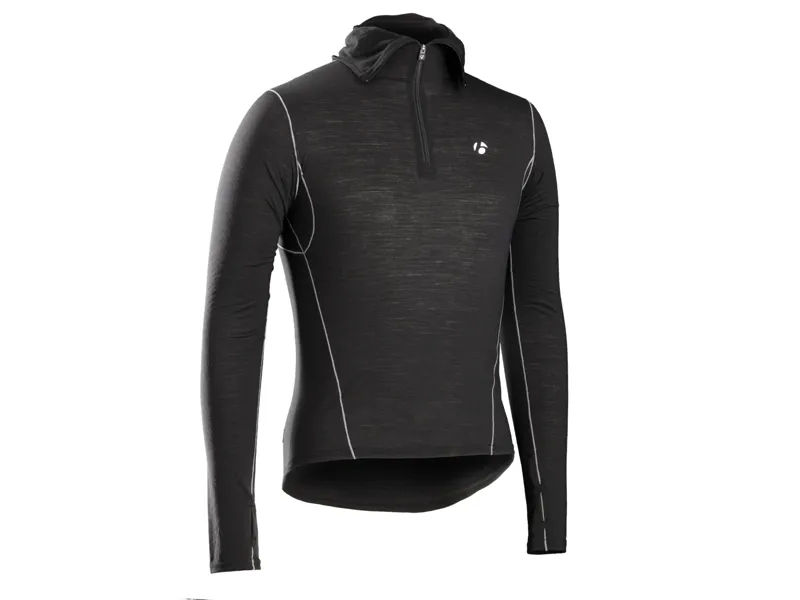 bontrager B2 Hooded LS Baselayer in Black