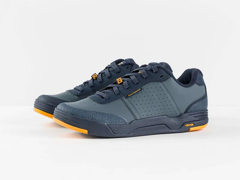 Bontrager Flatline Mountain Bike Shoe Battleship Blue/Marigold-3