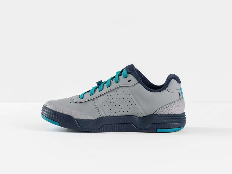 Bontrager Flatline Womens Mountain Shoe Gravel/ Teal-1