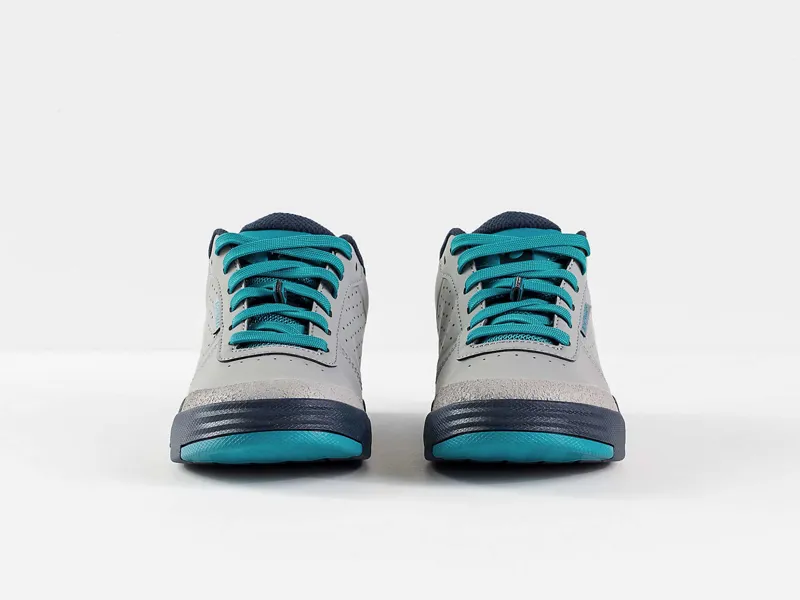 Bontrager Flatline Womens Mountain Shoe Gravel/ Teal-4