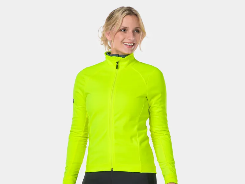 Bontrager Velocis Womens Softshell Cycling Jacket Radioactive Yellow