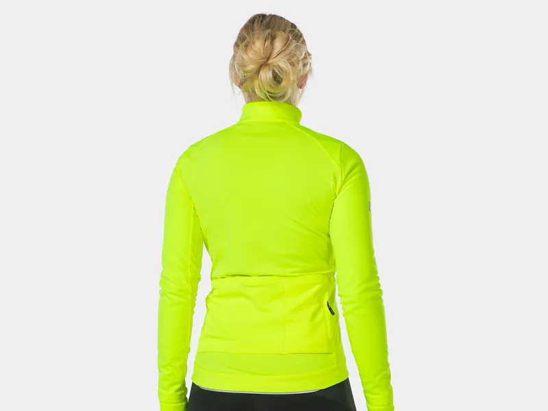 Bontrager Velocis Womens Softshell Cycling Jacket Radioactive Yellow-1