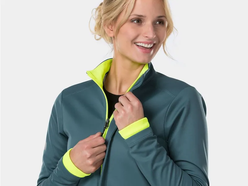 Bontrager Velocis Womens Subzero Softshell Cycling Jacket Blue-4