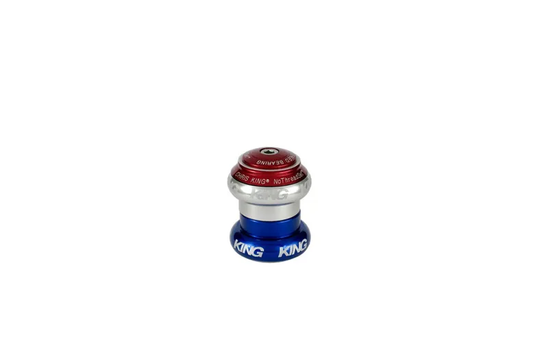 Chris King NoThreadset 1 inch Headset BMX Red, Silver and Navy