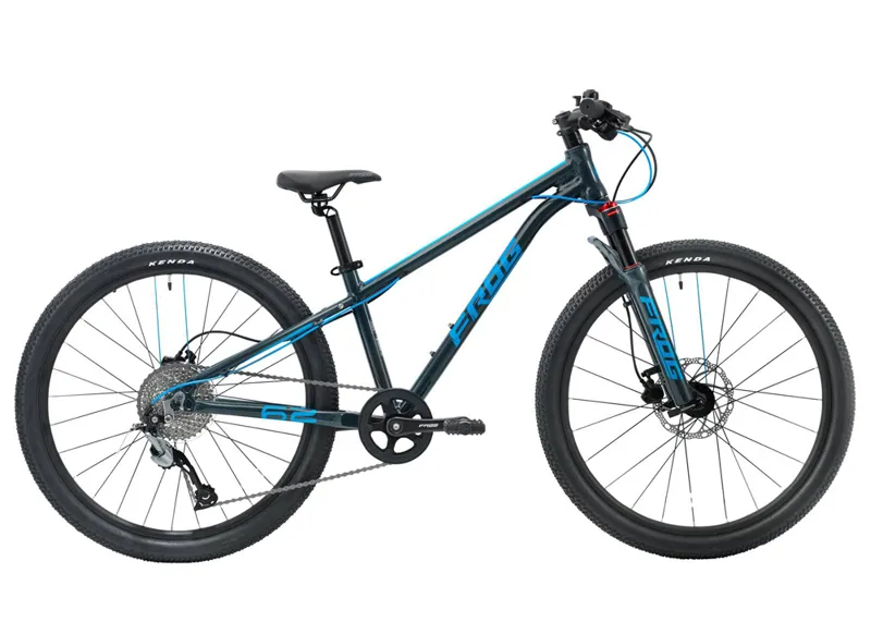 Frog 62 Kids Mountain Bike for 8-10 Year Olds - Metallic Grey/Blue