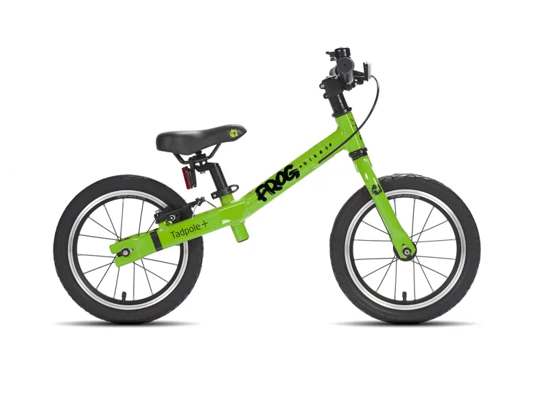 Frog Tadpole Plus Balance Bike for Ages 3-4 - Green
