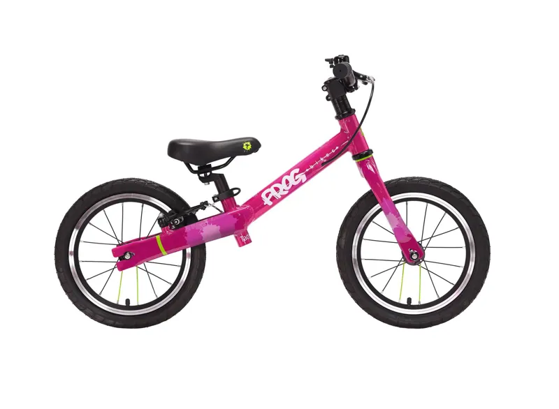 Frog Tadpole Plus Balance Bike for Ages 3-4 - Pink