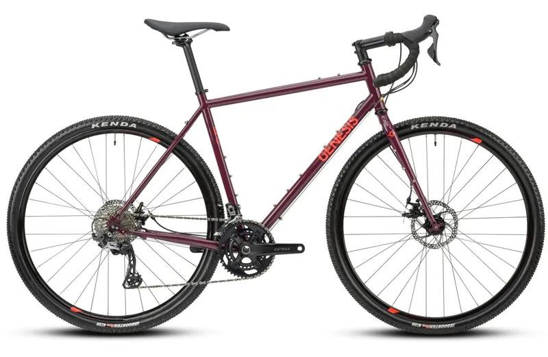 Genesis Croix De Fer 30 2021 Steel Gravel Bike Purple