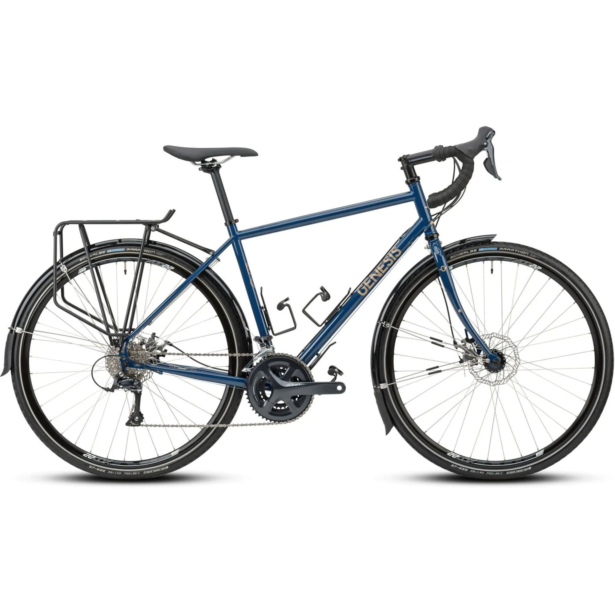 Genesis Tour De Fer 10 2021 Touring Bike Dark Blue