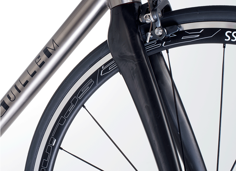 J. Guillem Tapered 11/8 - 11/4 Carbon Monocoque Road Fork-1