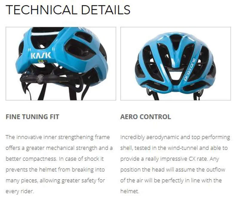 Kask Protone Road Helmet White/Red-1