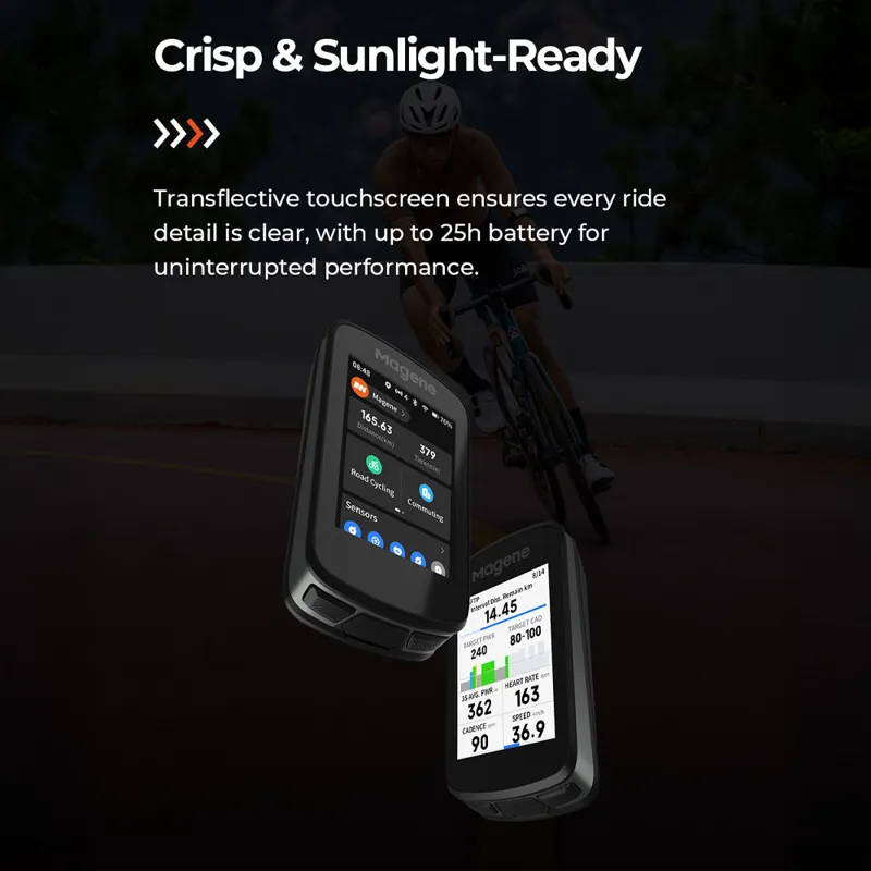 Magene C606 Pro Smart GPS Bike Computer Black-9