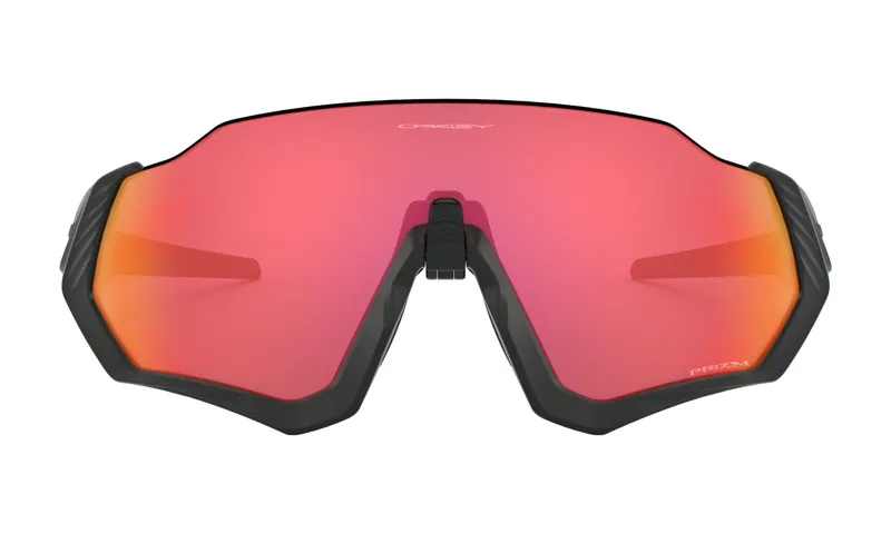 Oakley Flight Jacket Sunglasses Matt Black Prizm Trail Torch