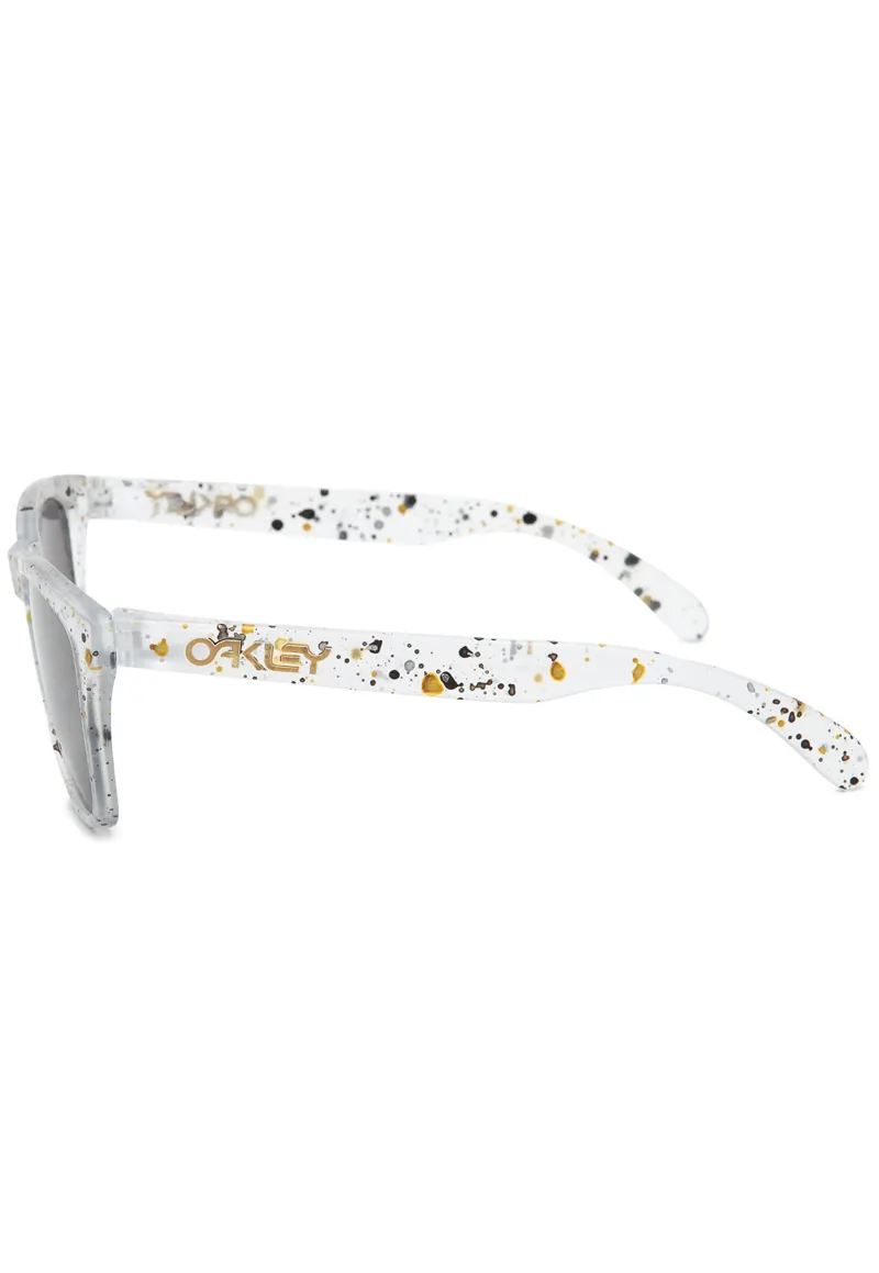 Oakley Frogskins Sunglasses Splatter Clear/ Prizm Black-2