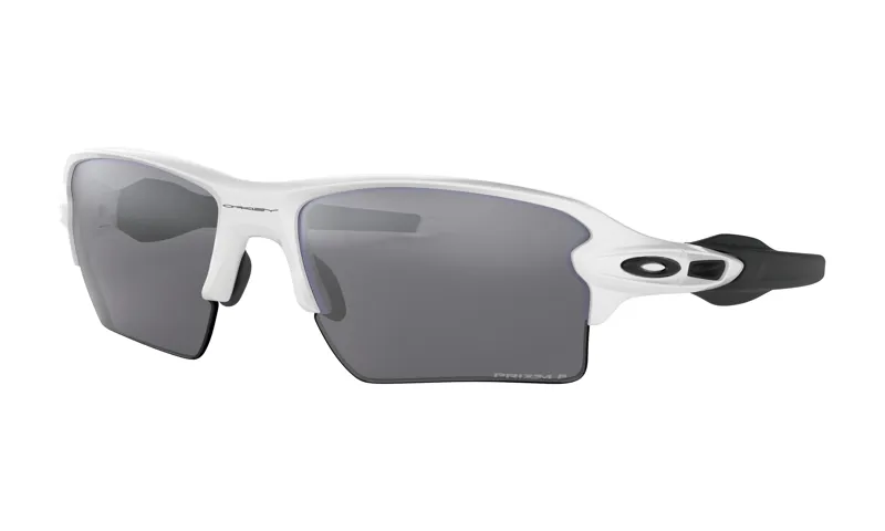 Oakley Flak 2.0 XL Pol Wht/Blk w/ PRIZM Black Polarized