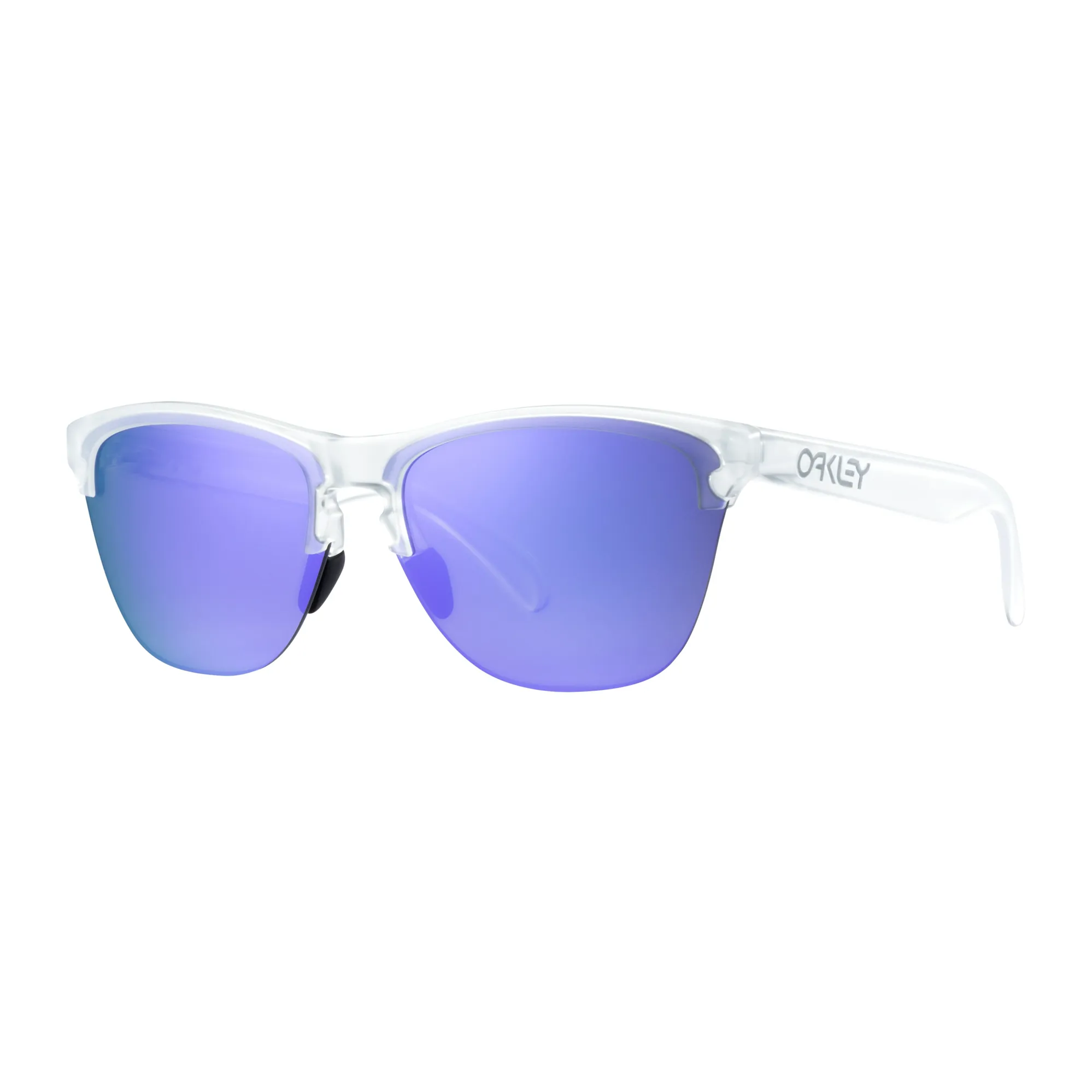 Oakley Frogskins Lite Matte Clear w/ Violet Iridium